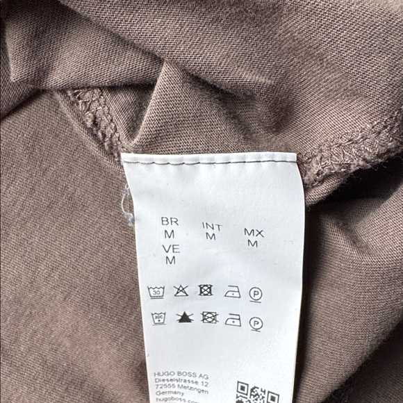 Hugo Boss Men’s M Classic Brown Short Sleeve Tee - Picture 3 of 4